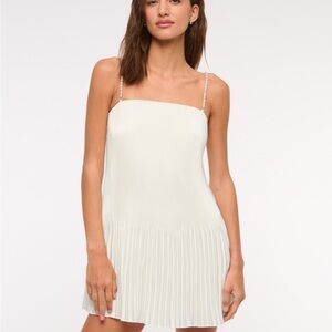 Abercrombie & Fitch Giselle Faux Pleat Release Mini Dress